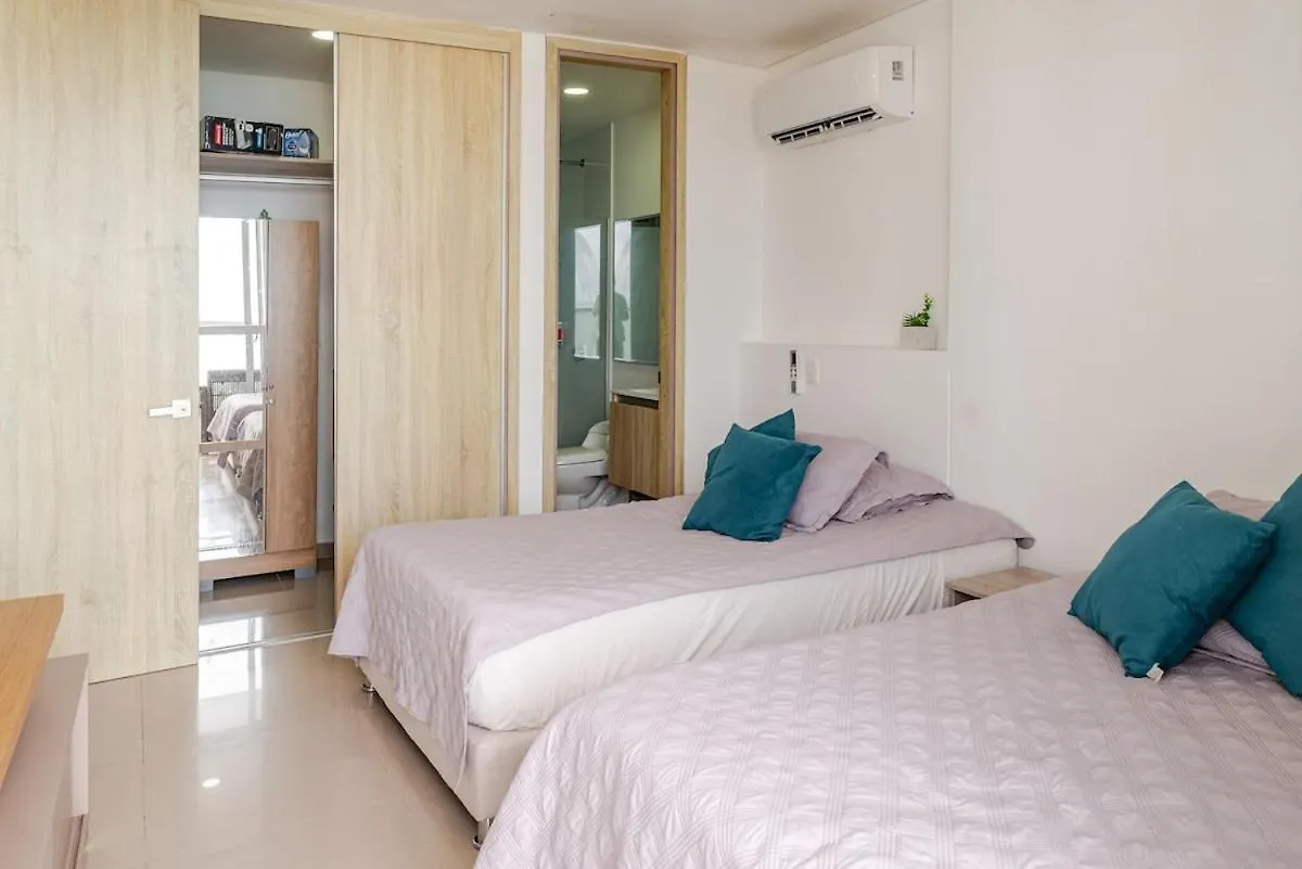 Apartamento Moderno Y Lujoso Con Vista Al Mar Piso 1903 - Cerca A Ciudad Amurallada Cartagena  0*,  Kolumbien