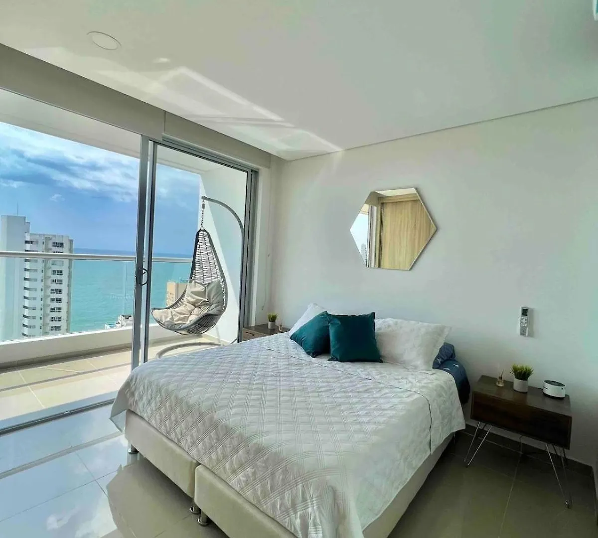 Apartment Apartamento Moderno Y Lujoso Con Vista Al Mar Piso 1903 - Cerca A Ciudad Amurallada Cartagena