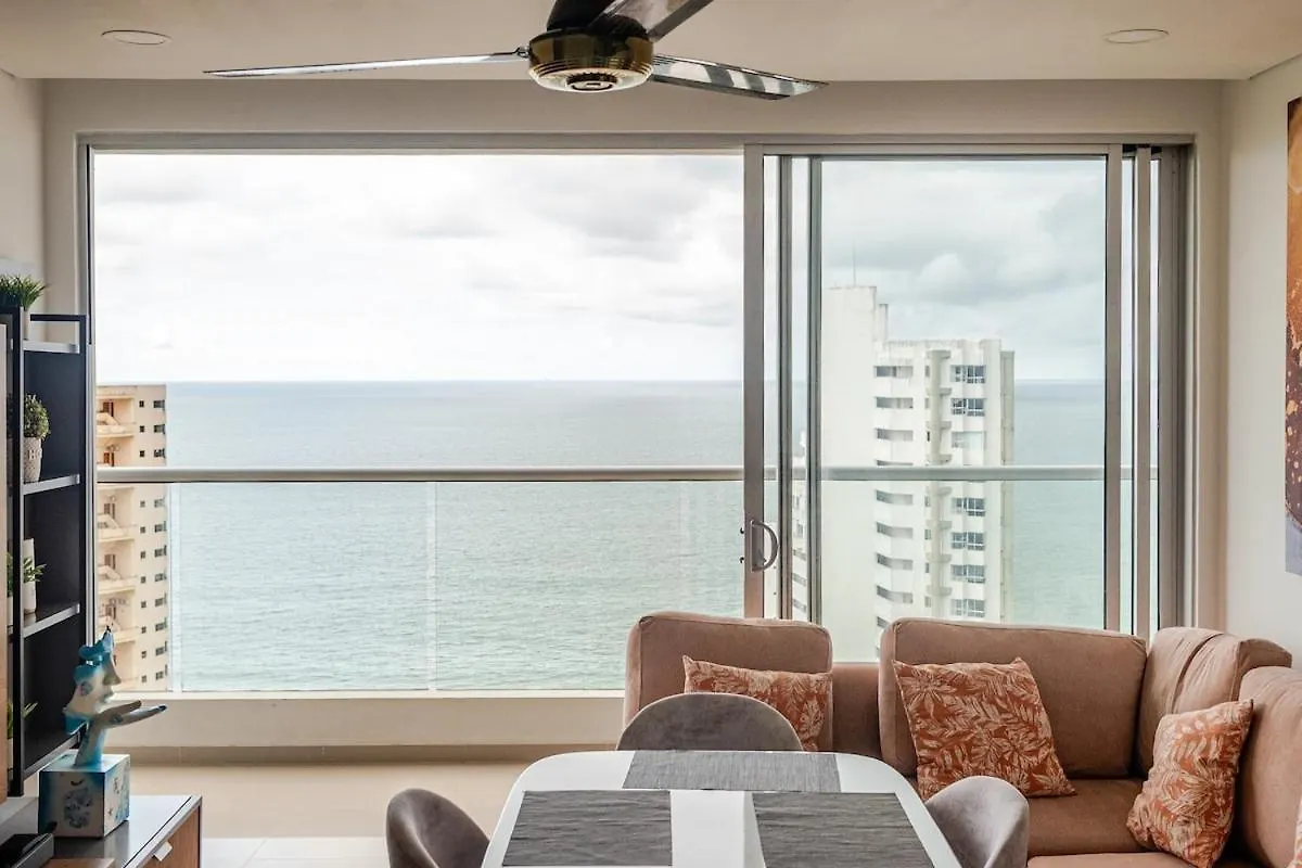 Appartamento Apartamento Moderno Y Lujoso Con Vista Al Mar Piso 1903 - Cerca A Ciudad Amurallada Cartagena